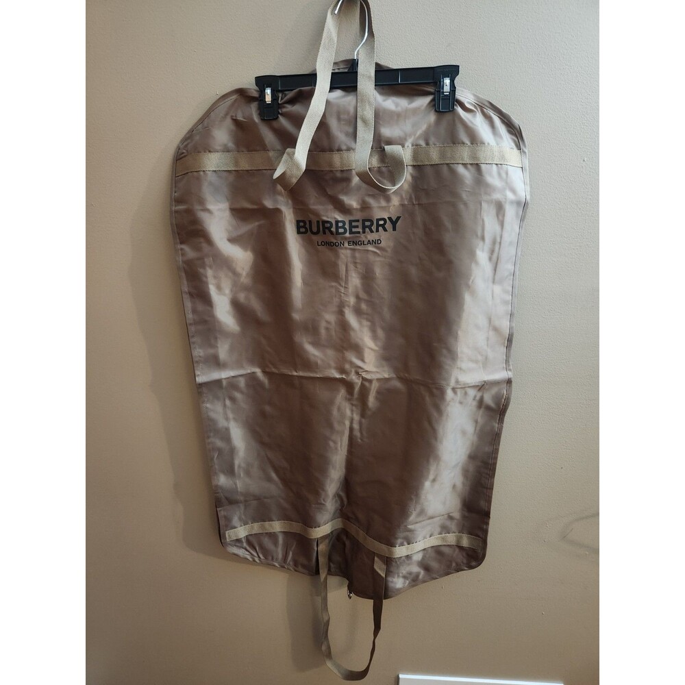 Burberry Nylon Full Zip Clothing Garment Bag in Khaki 40" x 23" Travel